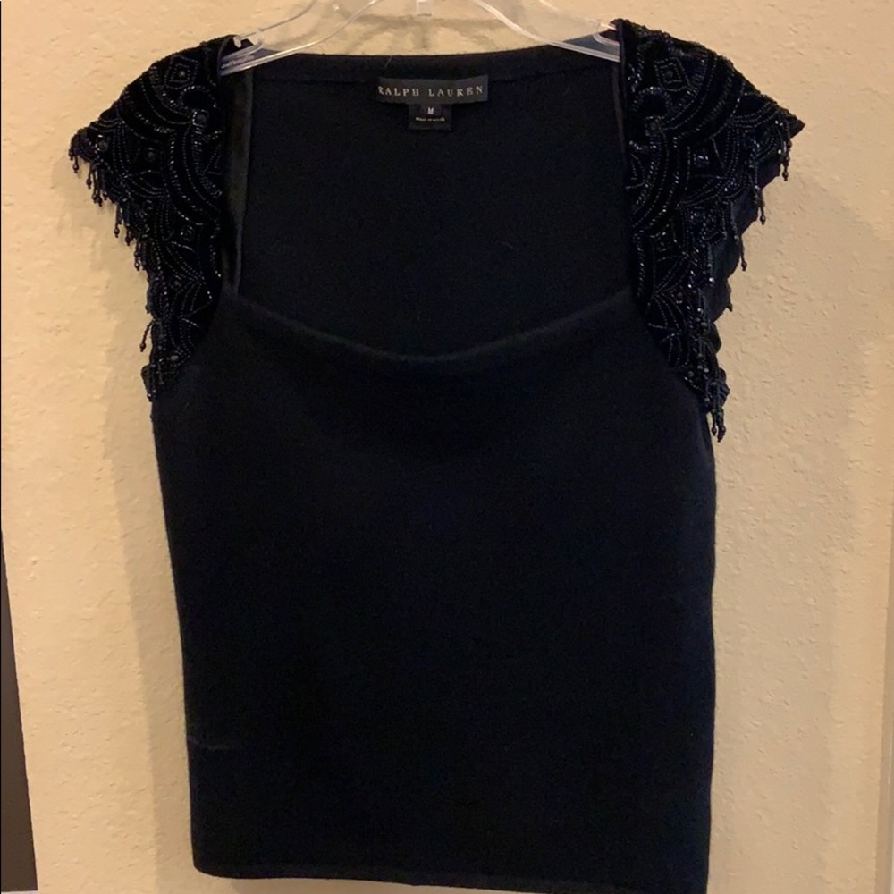 Ralph Lauren Beaded Blouse